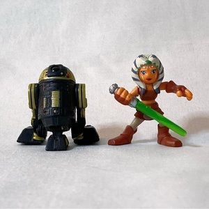 Star Wars Galactic Heroes 2-Pack R3-S6 Goldie Droid and Ahsoka Tano Clone Wars